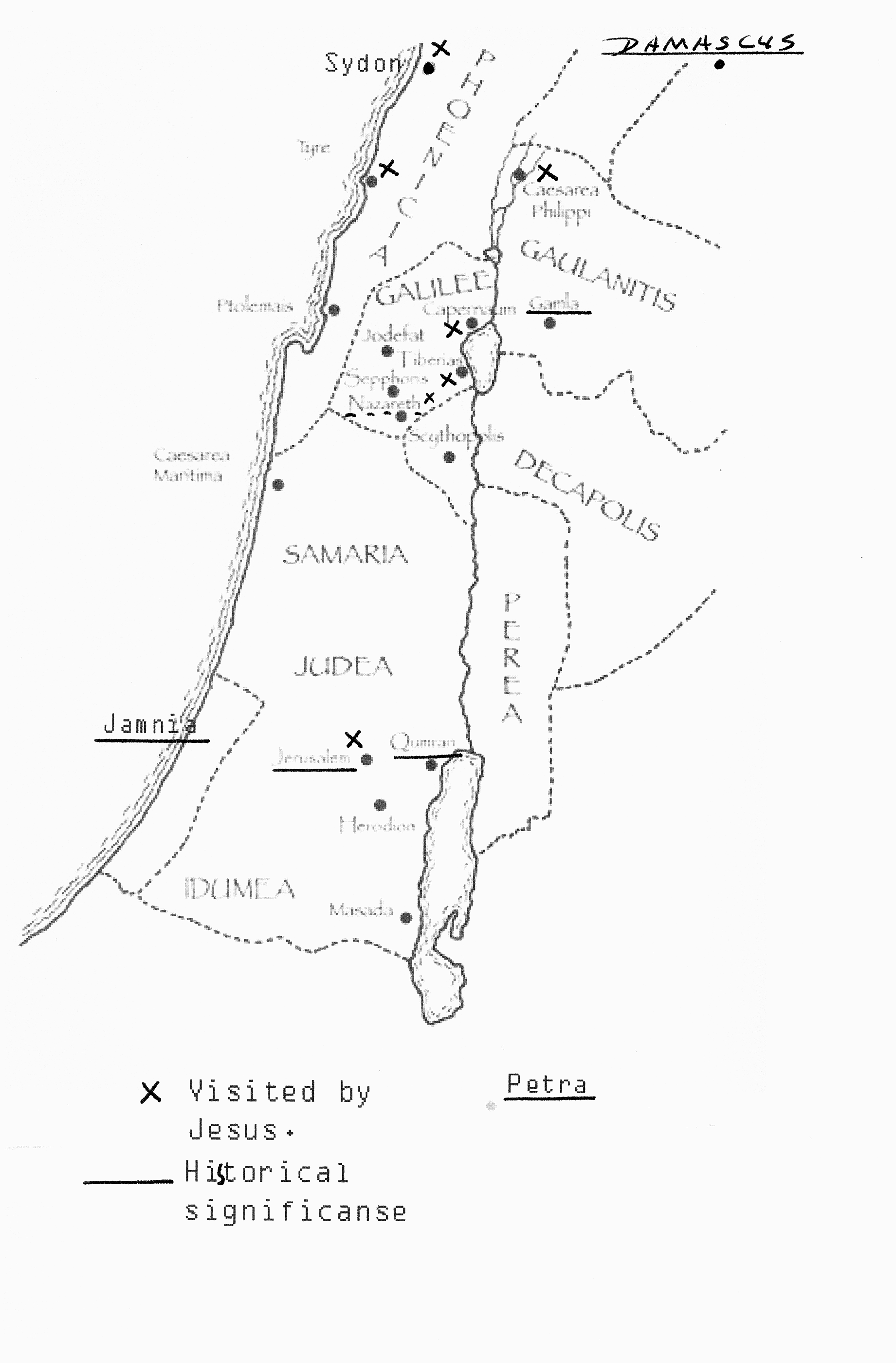 Palestine map